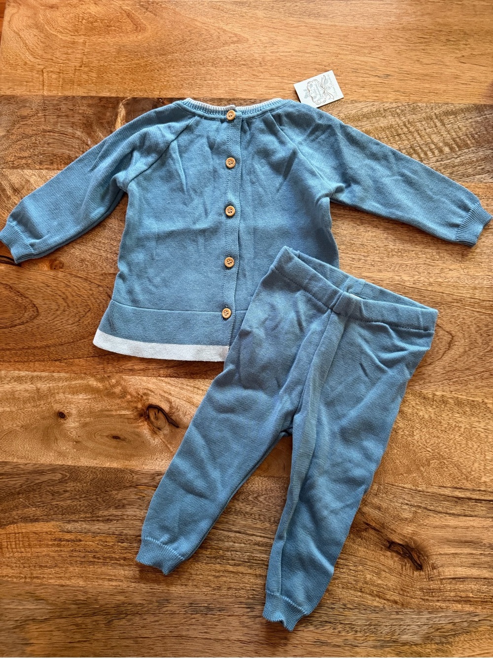 NWT Feltman Brothers Two-Piece Knit Set - French Blue